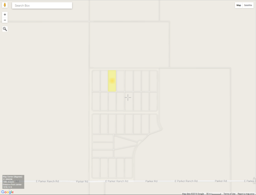 Cochise County Acre Parcel Map 830x632 